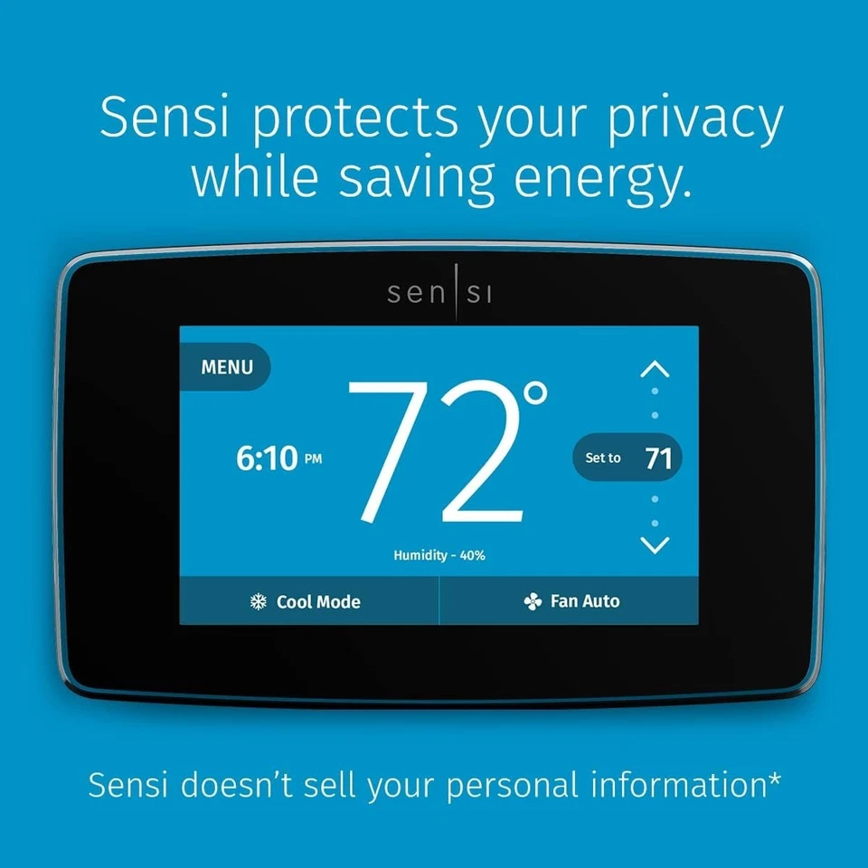 Sensi Touch Wi-Fi Smart Thermostat - Alexa Compatible - Image 4 of 4