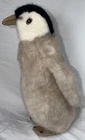 Steiff Penguin Emperor 15” Plush Toy Made In Germany 2509/05 Gray Black White