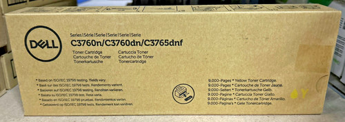 Genuine Dell MD8G4 / 331-8430 Yellow Toner for C3760n / C3760dn / C3765dnf