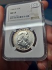 1960-D Franklin Half Dollar 50C Silver 0.9 NGC MS63  — photo 1