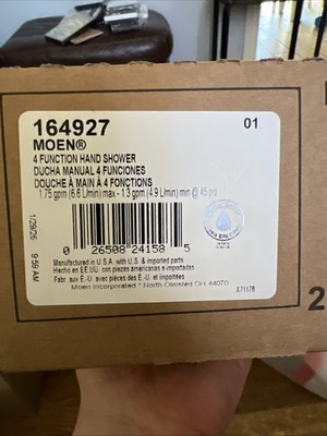 MOEN 164927 Replacement 4-Function 4-3/8'' Eco-Performance Showerhead in Chrome