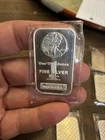 1 oz Highland Mint Silver Bar Walking Liberty Design .999 Fine Silver In Capsule