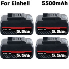 4Pack 5.5Ah For Einhell 18V Battery Fit Power X-Change Lithium-ion PXC Tools