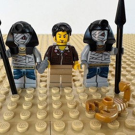 LEGO Pharaoh's Quest: Jake Raines + 2 Mummy Warriors, pha012, pha003, 7326, 2011