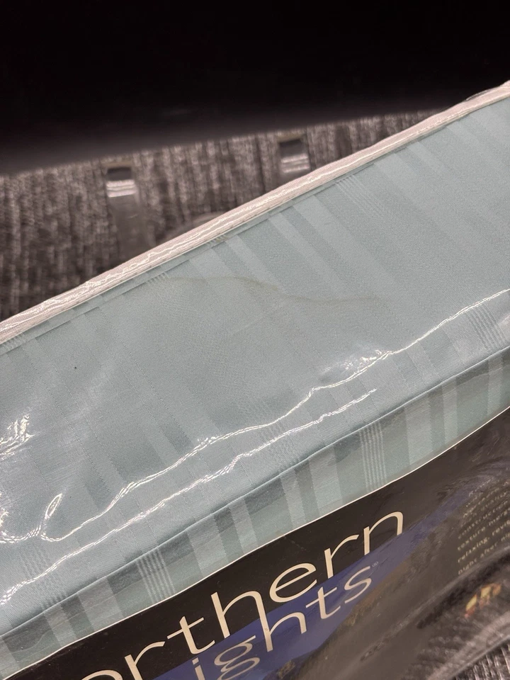 Northern Nights Supima Cotton Full Sheet Set Aqua READ - Image 2 of 4