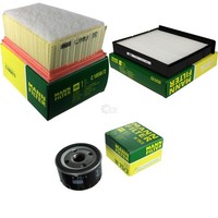 Mann Inspektionspaket Filterset FüR Renault ScéNic II 1.4 1.6 Bi-Fuel