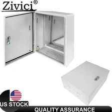 12'' 16'' 20'' Steel Electrical Enclosure IP65 Wall Mount Junction Box Outdoor