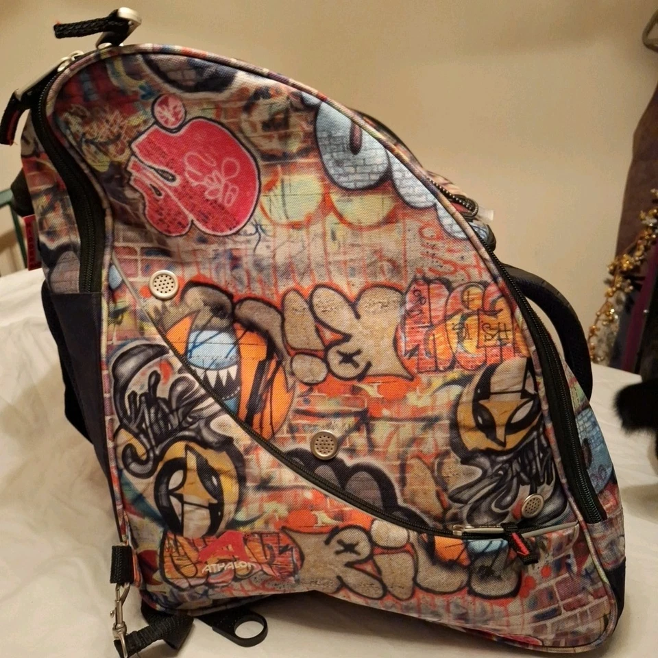 Athalon Everything Bolsa de Viaje Mochila Graffiti Arte Callejero Grande 17x16x14 Foto 2 de 4