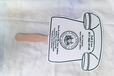 Vintage West Virginia State Auditor Office Hand Fan Glen B Gainer III Government
