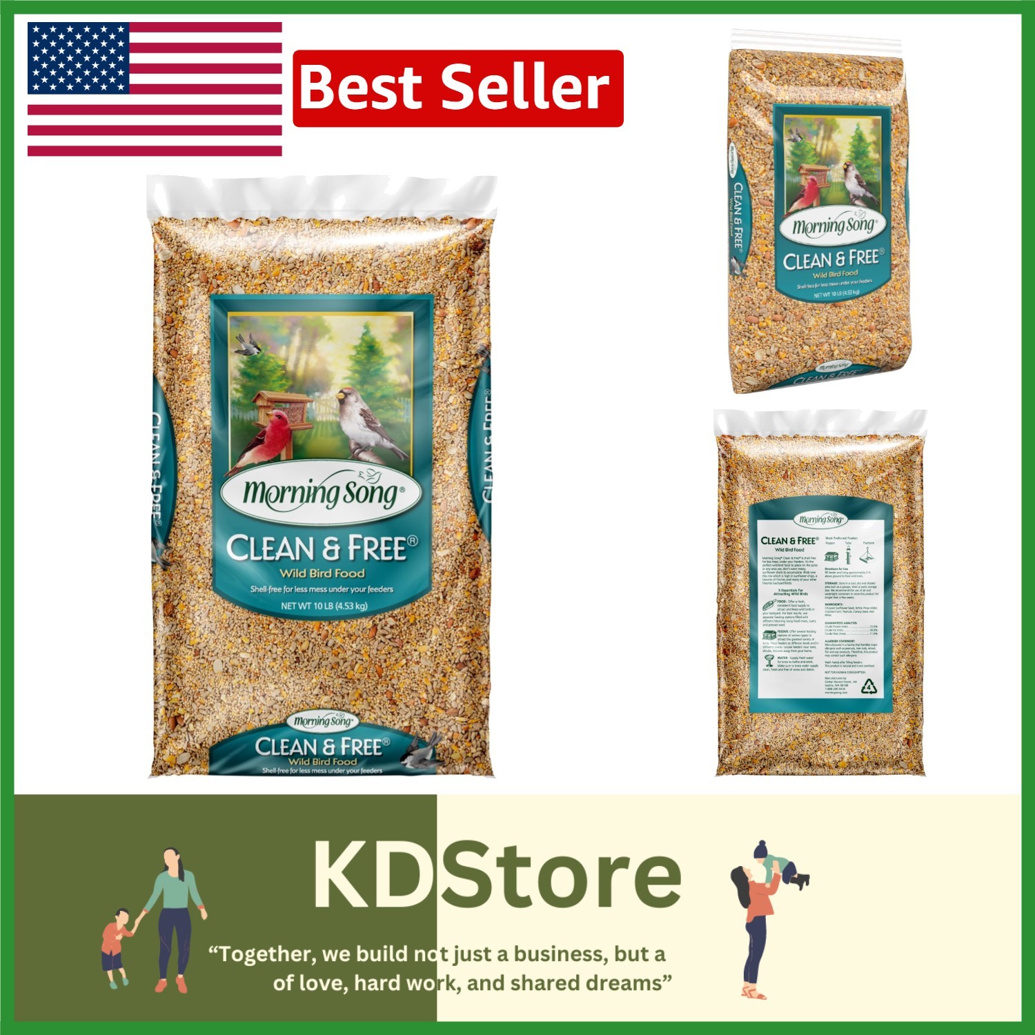 &ndash; 10 Lbs Of Nutritious, Shell-free Seed