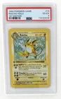 1999 Pokemon Base Set Raichu Holo 1st Ed 14/102 PSA 4 VG-EX Vintage WOTC Card