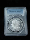 1885 $1 Morgan Silver Dollar - PCGS MS64+DMPL