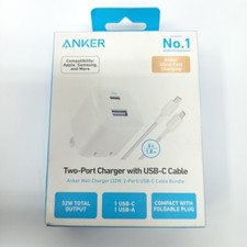 Anker Two-Port Charger with USB-C Cable - B2326J21-1