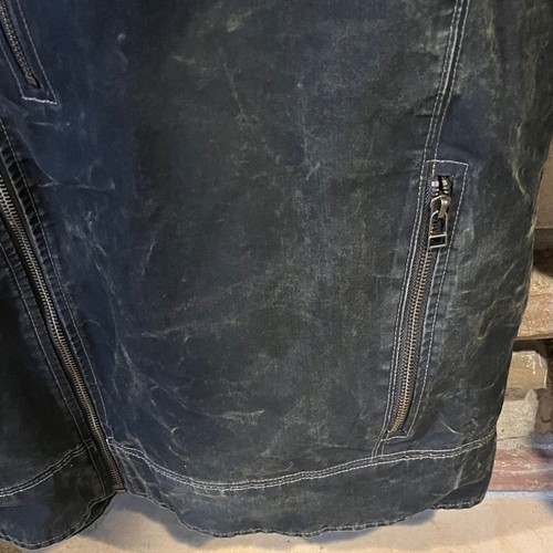 Kuhl Burr Patina Dyed Black Distressed Cotton Outdoor Jacket - Picture 6 of 12