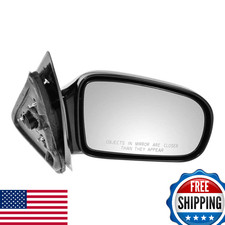 TRQ Passenger Side Mirror Manual Folding Heated for 95-05 Chevy Cavalier Sunfire