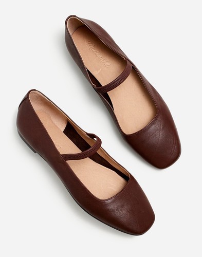 MADEWELL Brown “Greta” Ballet Mary Jane Flat Sz 7.5