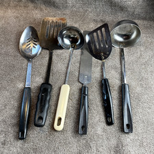 Vintage Kitchen Utensil Mixed Lot of 6- Ecko, Farberware, Foley, Unbranded