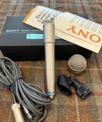 Sony ECM-170 Microphone w/ Box and Accessories, Made In Japan