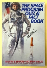 L. GORDON COOPER ASTRONAUT AUTOGRAPHED SIGNED NON INSCRIBED BOOK SCCS VERIFIED