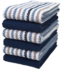 Premium Kitchen Towels (16”x 26”, 6 Pack) | Large Cotton Kitchen Hand Towels ...