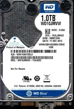 WD10JMVW-11AJGS2 S/N: WXK1E DCM: SBMT2HN WESTERN DIGITAL 1TB MALAYSIA DEC 2014