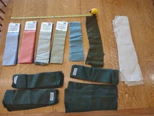 Dorr And Misc 100% Wool Swatches For Rug Hooking Multiple Colors Strips 80+ Lot