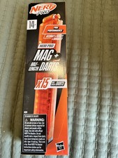 Nerf Pro Mag 15 Half-Length Darts Magazines LOT OF 8 30 Darts New Fast Ship