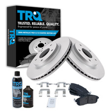 Trq Front Brake Pad Rotor Kit Brake Chemical Kit Brake Pads Brake Rotor