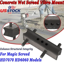 For Magic Screed HD7070 HD6060 Concrete Wet Screed Vibro Mount Rubber & Iron US