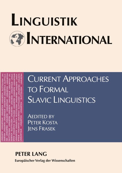 Current Approaches To Formal Slavic Linguistics Peter Kosta (U. A.) Taschenbuch-image