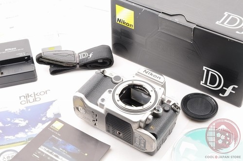 NoShip2US [ 17519 shots MINT in Box ] Nikon Df Silver 16.2 PM DSLR Camera Ck09