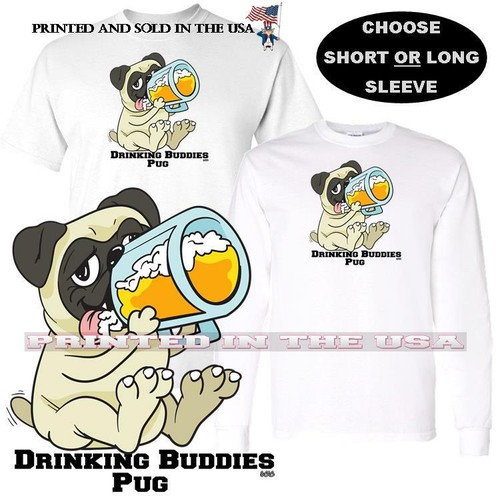 Maglietta Personalizzata Carlino Razza Birra Bere Amici Serie Esclusiva  - Foto 1 di 4