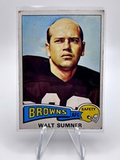 1975 Topps #137 Walt Sumner Cleveland Browns Vintage NFL Football Card