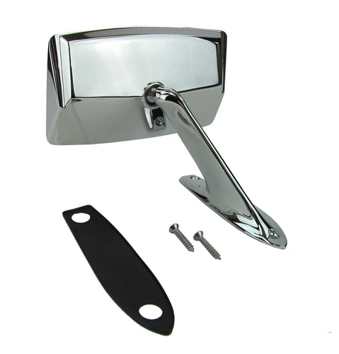 NEW 1967 - 1968 Mustang Standard Chrome Outside Mirror Right or Left Side Each
