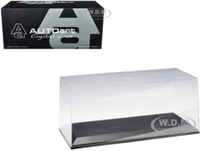 COLLECTIBLE DISPLAY SHOW CASE W/BLACK BASE FOR 1/18 MODELS BY AUTOART 90001