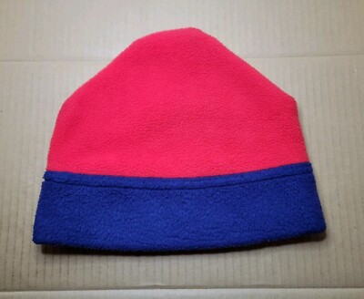 Vintage Patagonia Synchilla Fleece Dark Blue / Red Beanie Hat