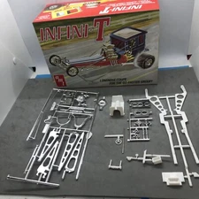 AMT 1:25 Custom Hot Rat Rod T Bucket Dragster Chassis W Axles LBR Model Parts