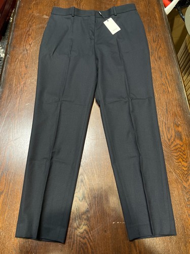 REISS Hartley Slim-Leg Textured Pants in Navy - US Size 10 5054832299588 |  eBay