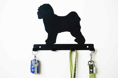 Tibet Terrier - Hundeleine / Schlüsselaufhänger, Halter, Haken (Metall)