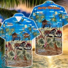 Hawaiian Shirt Harley Davidson Hawaii Shirt Design 3D Full Printed Sizes S 8211