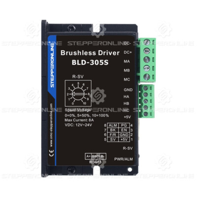 STEPPERONLINE Digital Brushless DC Motor Driver 12-30VDC Max 8.0A 120W BLD-305S
