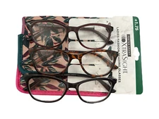 XtraSight By Foster Grant Women's Reading Glasses VRL2018 3 Pack
