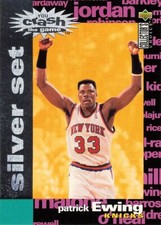 Patrick Ewing Silver Set You Crash The Game Basketball 95 Upper Deck #C19