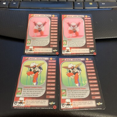 DBZ: Dragon Ball Z: Jeice With Style: 2 of 104 & 2 of 105 CCG Limited Saga Score