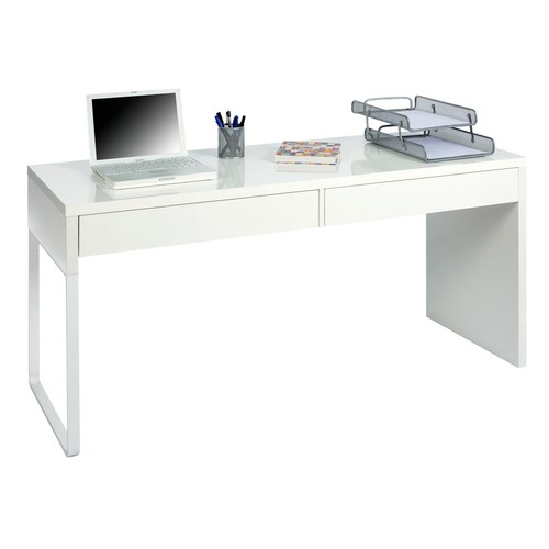 Mesa ordenador para despacho, escritorio o oficina estudio Blanco Artik, Touch - Imagen 3 de 7