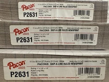Pacon P2631 Skip-A-Line Ruled Newsprint Paper, Grade 1, 3x500 Sheets=1500 Sheets