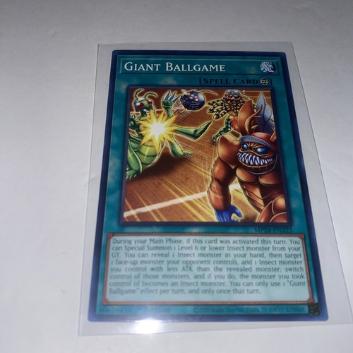 MP24-EN325 Giant Ballgame Tarjeta Mágica: Común 1ª Edición YuGiOh Tarjeta Juego de Cartas Coleccionables - Imagen 3 de 4