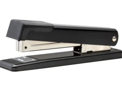 Long Arm Stapler,Stapler Long Arm Full Strip With 300 Mm Reach 25 Sheets Capacity Heavy Duty Home Office Desk Stationery Craft Black Come With 1000 - Foto 3