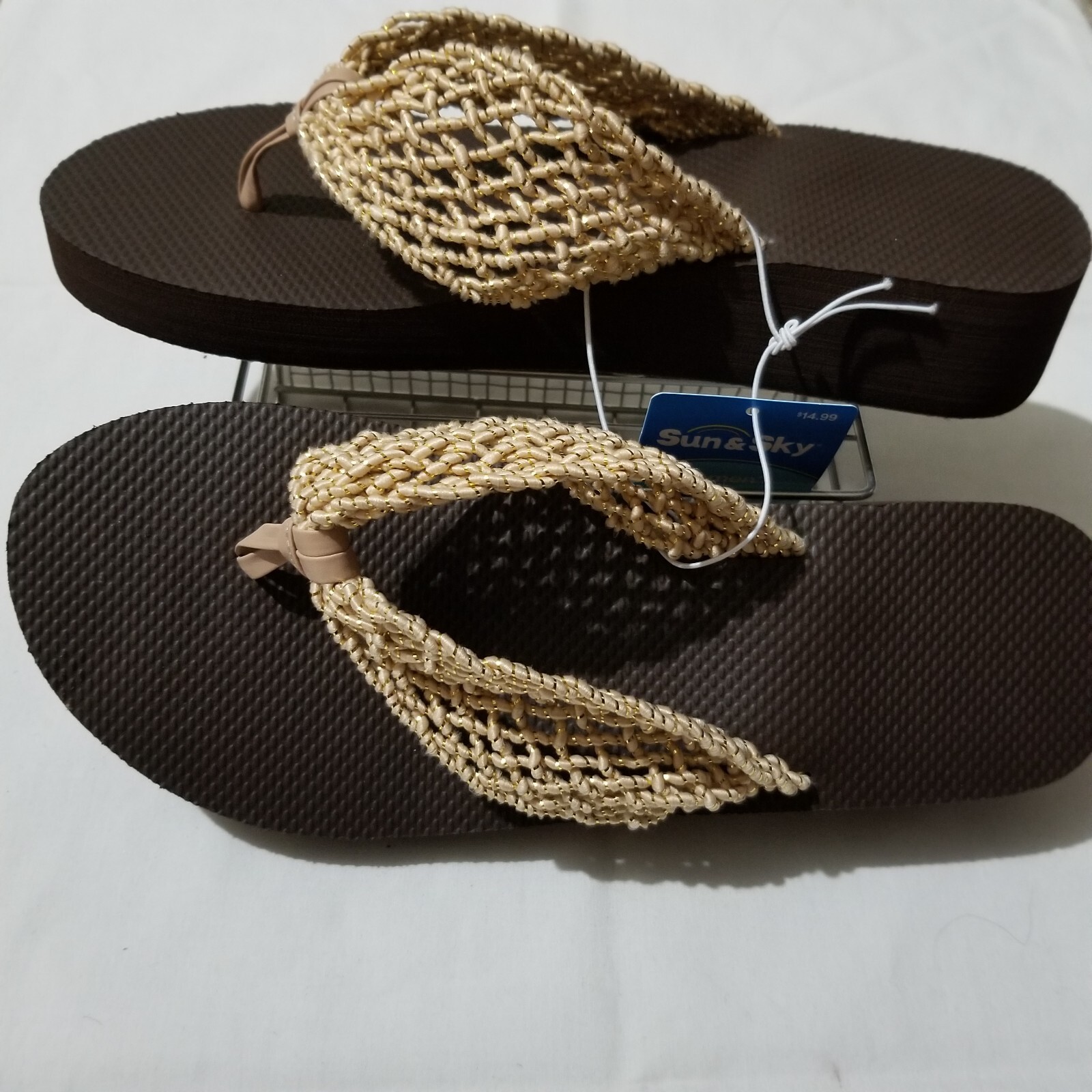 APL Sandali donna con zeppa Sun & Sky taglia 9 10