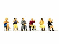 Preiser 10624 Sitzende Zuschauer Applaudierend 6 Figuren H0 Neu